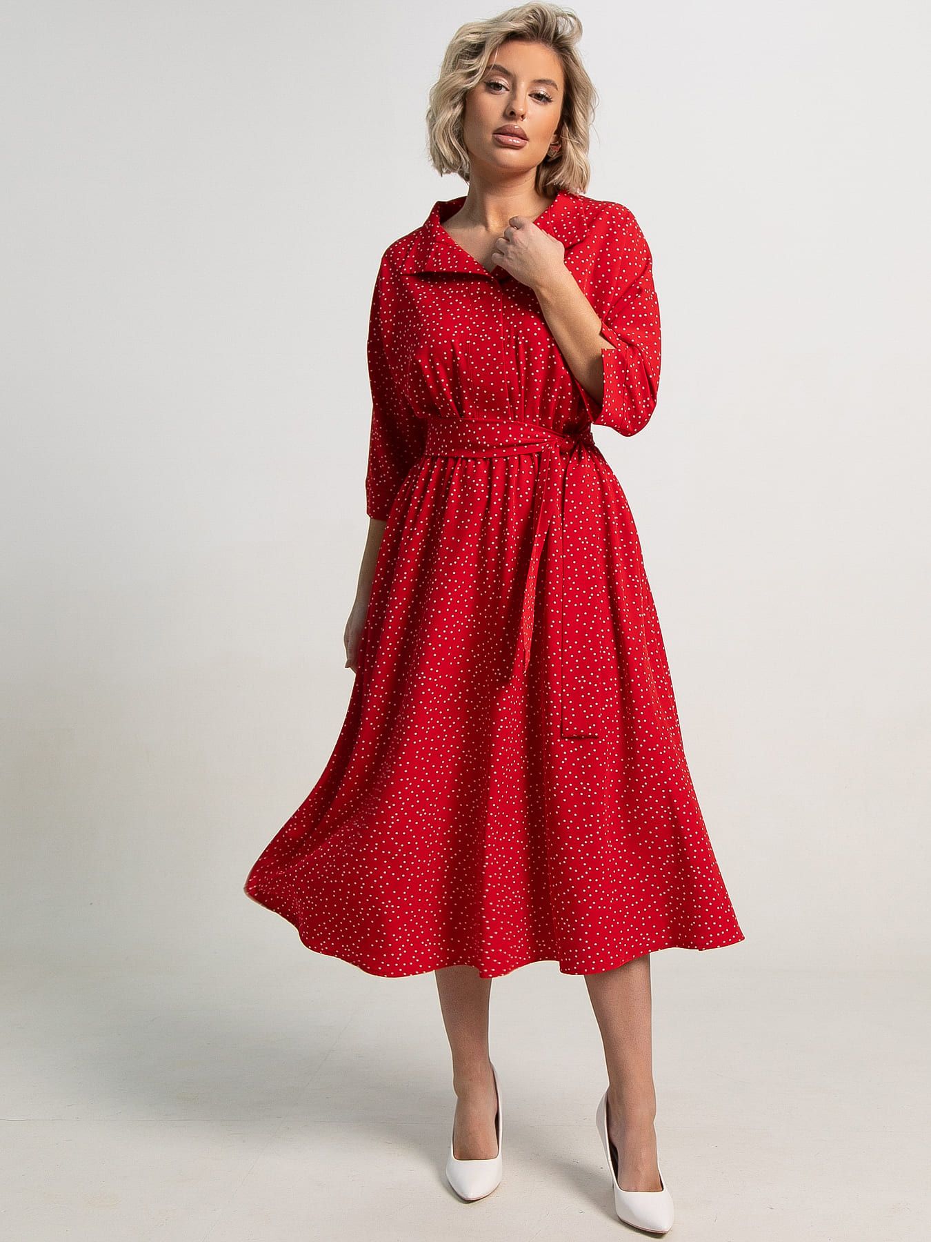 Платье Доминанта (красное) П15637-16М