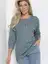 Блуза  В гармонии с собой (серо-зеленая) Б12424