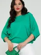 Блуза Шармель (зеленая) Б12913-16М