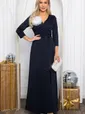 Платье Сияющий выход (темно-синее) П14444-4М