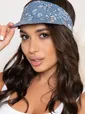 Козырек хлопковый (поляна, деним) КЗ43