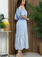 Платье Разбивая сердца (голубое) П15471-7М