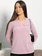 Блуза с кольцом Энне (сиреневая) Б15267-50М