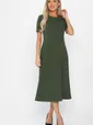 Платье трикотажное Парижанка (зеленое) П14415-10М