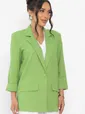 Пиджак льняной Мэрлин (зеленый) Б15429-7М
