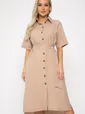 Платье Фруктовый коктейль (бежевое) П13656-18М