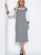 Платье Брют НЬЮ (темно-серое) П12401-18