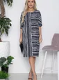 Платье Кайла НЬЮ (синее/полоска) П13711-10М