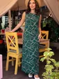 Платье Дария (изумруд) П13481-1М