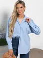 Рубашка хлопковая Рина (голубая) Б15225-53М