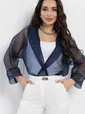 Жакет Случайная встреча (синий) Б13003-7М