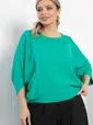 Блуза Шармель (зеленая) Б12913-16М
