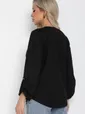 Блуза Линия успеха (черная) Б12558-12