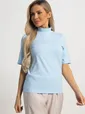Водолазка с коротким рукавом (голубая) Б15599-50М