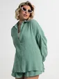 Костюм хлопковый Илария (оливковый) К15343-1М