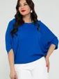 Блуза Шармель (синяя) Б12912-16М
