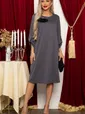 Платье Лайма (серое) П14793-4М