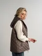 Жилет утепленный Дориана (кофе) Б14632-18М