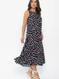 Сарафан Кампари (синий/цветы) П13995-10М