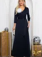 Платье Сияющий выход (темно-синее) П14444-4М