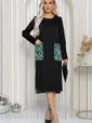 Платье Азиза (черное) П12212-25