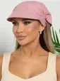 Косынка с козырьком на резинке (розовая) ККР18-23М
