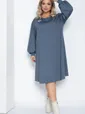 Платье Дыши модой (голубое) П12417-15