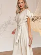 Платье вечернее Мелодия любви (крем-брюле) П14493-4М