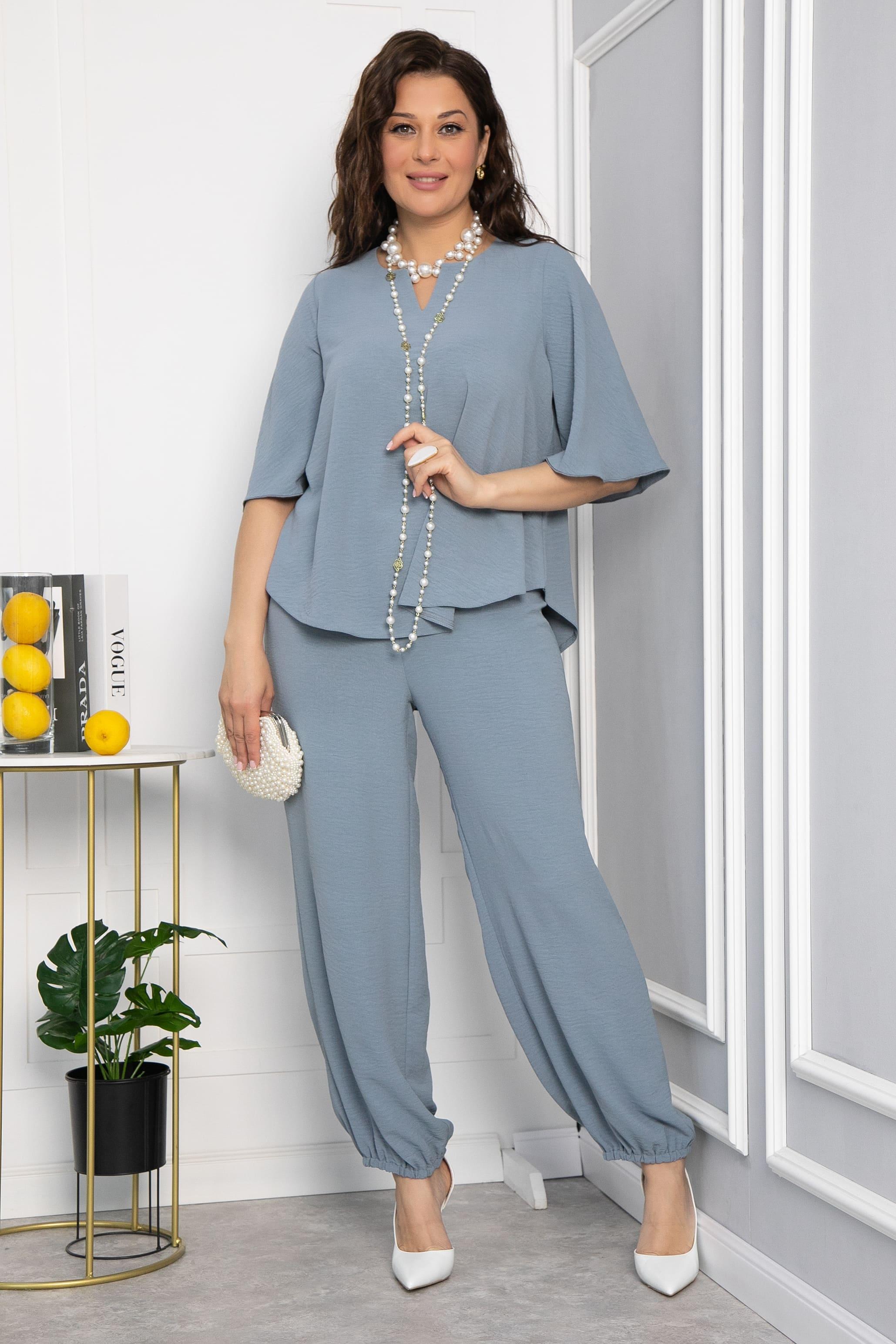 Костюм Летняя соната (серо-голубой) К13716-15М