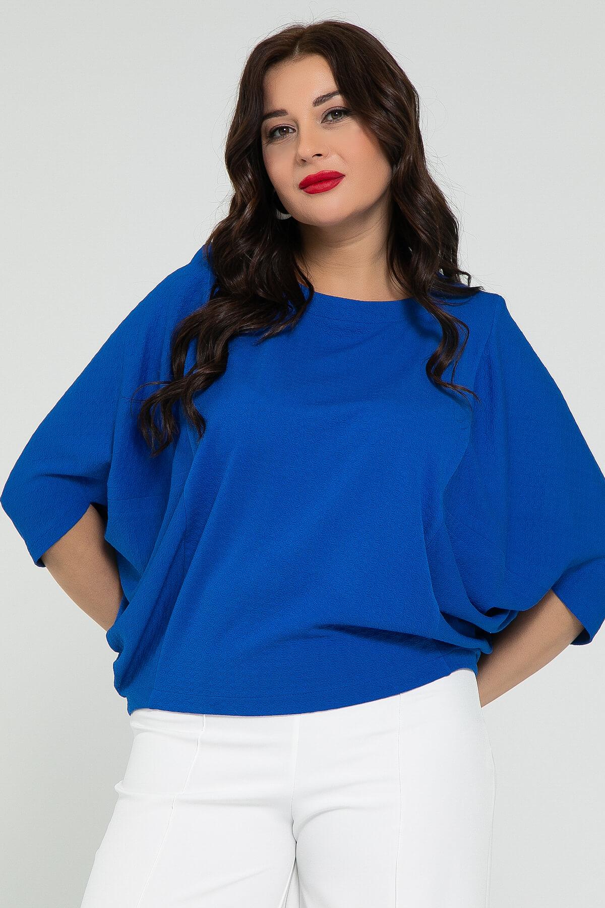 Блуза Шармель (синяя) Б12912-16М