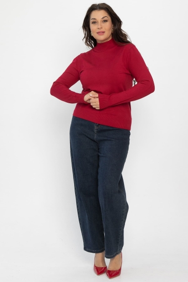 Водолазка Осенняя история (красная) Б14541-20М