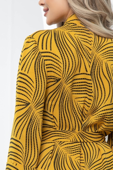 Платье "Мира" (горчица) П5318