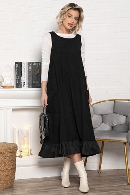 Сарафан бохо (черный) П14983-10М