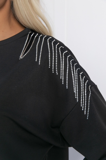 Свитшот Луана (черный) Б12737-5М