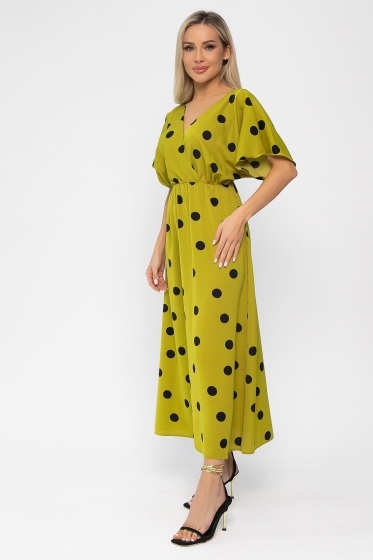 Платье Летнее настроение (зеленое яблоко) П13729-7М