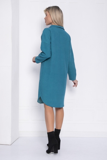 Платье Сесилия (бирюзовое) П12348-12