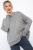 Свитер оверсайз Анита (серый) Б14759-1М Свитер оверсайз Анита (серый) Б14759-1М