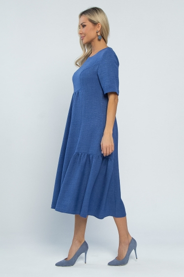 Платье Воздушный поцелуй (джинс) П13491-18М