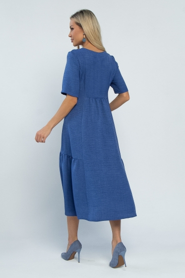 Платье Воздушный поцелуй (джинс) П13491-18М