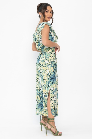 Платье Хелена (нежно-зеленое) П13925-4М