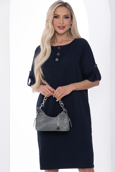 Платье Кайла люкс (синее) П10102