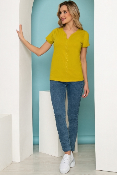 Блуза "Солнечный день" (лимонный щербет) Б3506