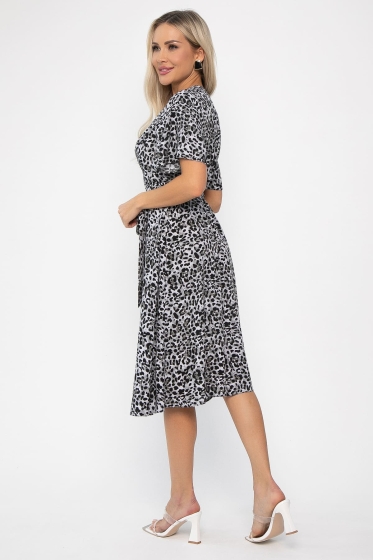 Платье Мода люкс (серое) П13798-35М