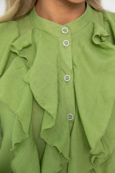 Блуза Розалинда (зеленое яблоко) Б13686-5М