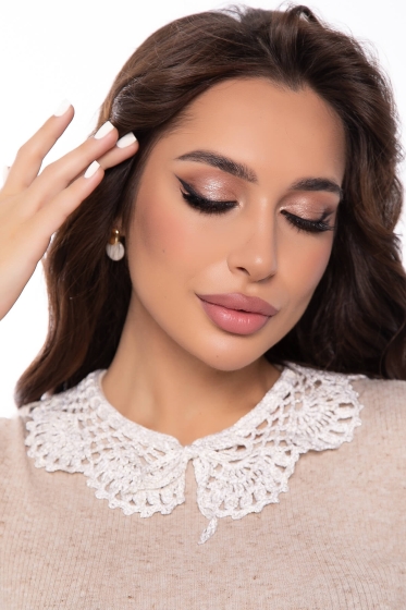 Воротничок ручная вязка В6