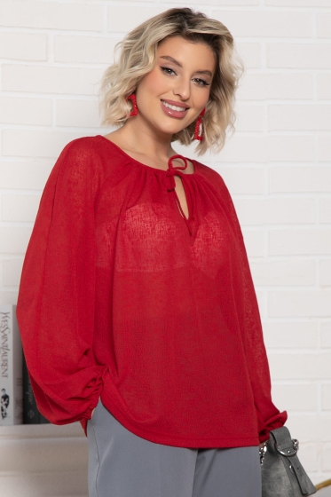 Блуза Шарм (красная) Б14967-10М