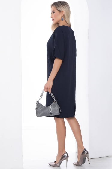 Платье Кайла люкс (синее) П10102