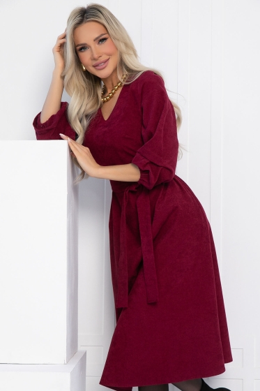Платье Аглая (винный) П12734-4М