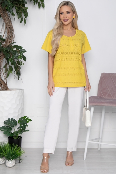 Блуза Радмила (горчица) НЬЮ Б10664