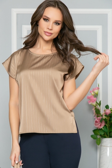 Блуза "Предвкушение" (кофе с молоком) Б5045